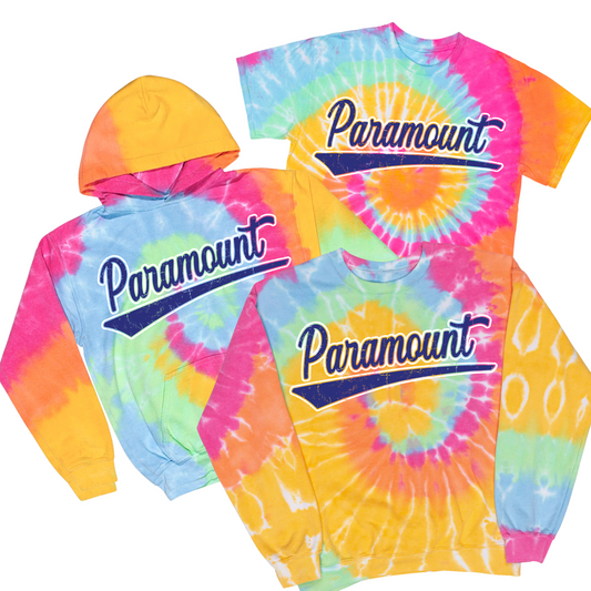 Retro Paramount Tie Dye | Paramount Dance Academy | LI Spirit & Sports Apparel