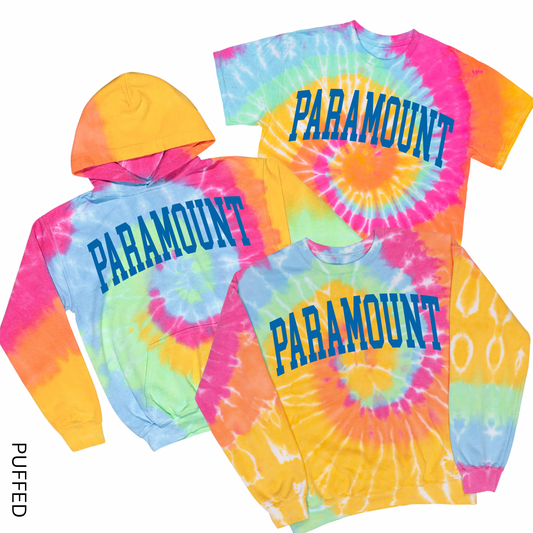 Puffed Varsity Paramount Tie Dye | Paramount Dance Academy | LI Spirit & Sports Apparel