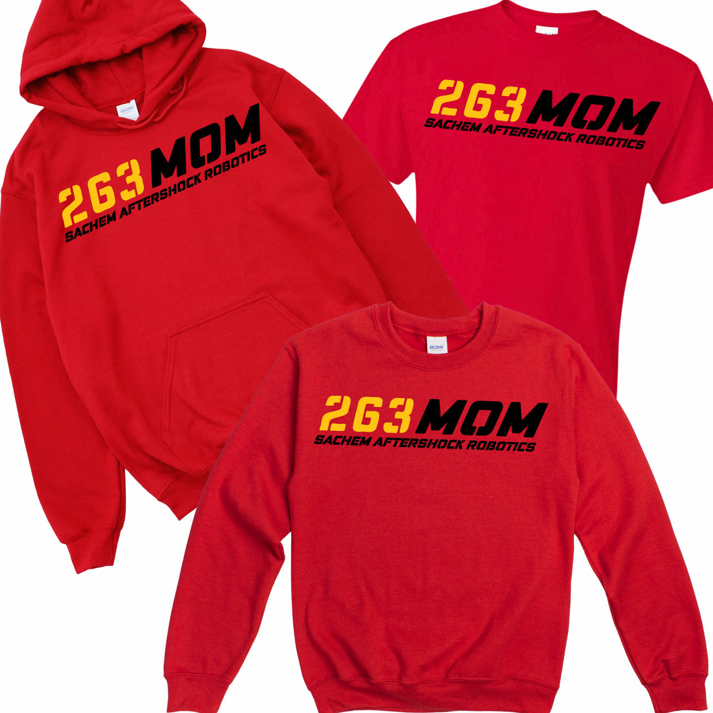 Sachem Robotics Aftershock Mom - Red | Sachem Robotics Aftershock Apparel | LI Spirit & Sports Apparel