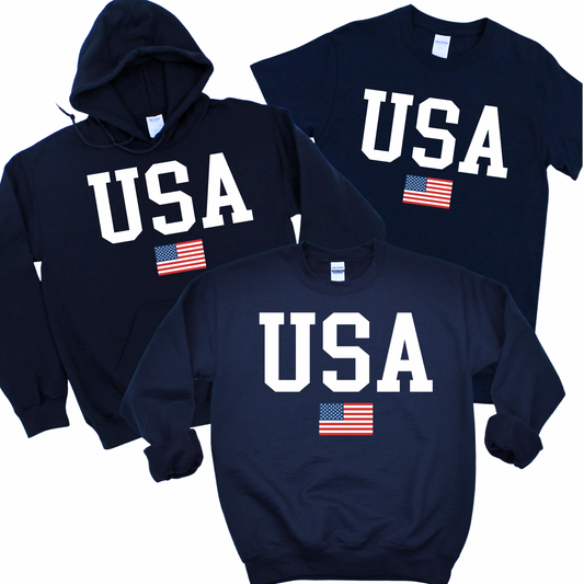 Varsity USA - Navy | USA Collection | LI Spirit & Sports Apparel