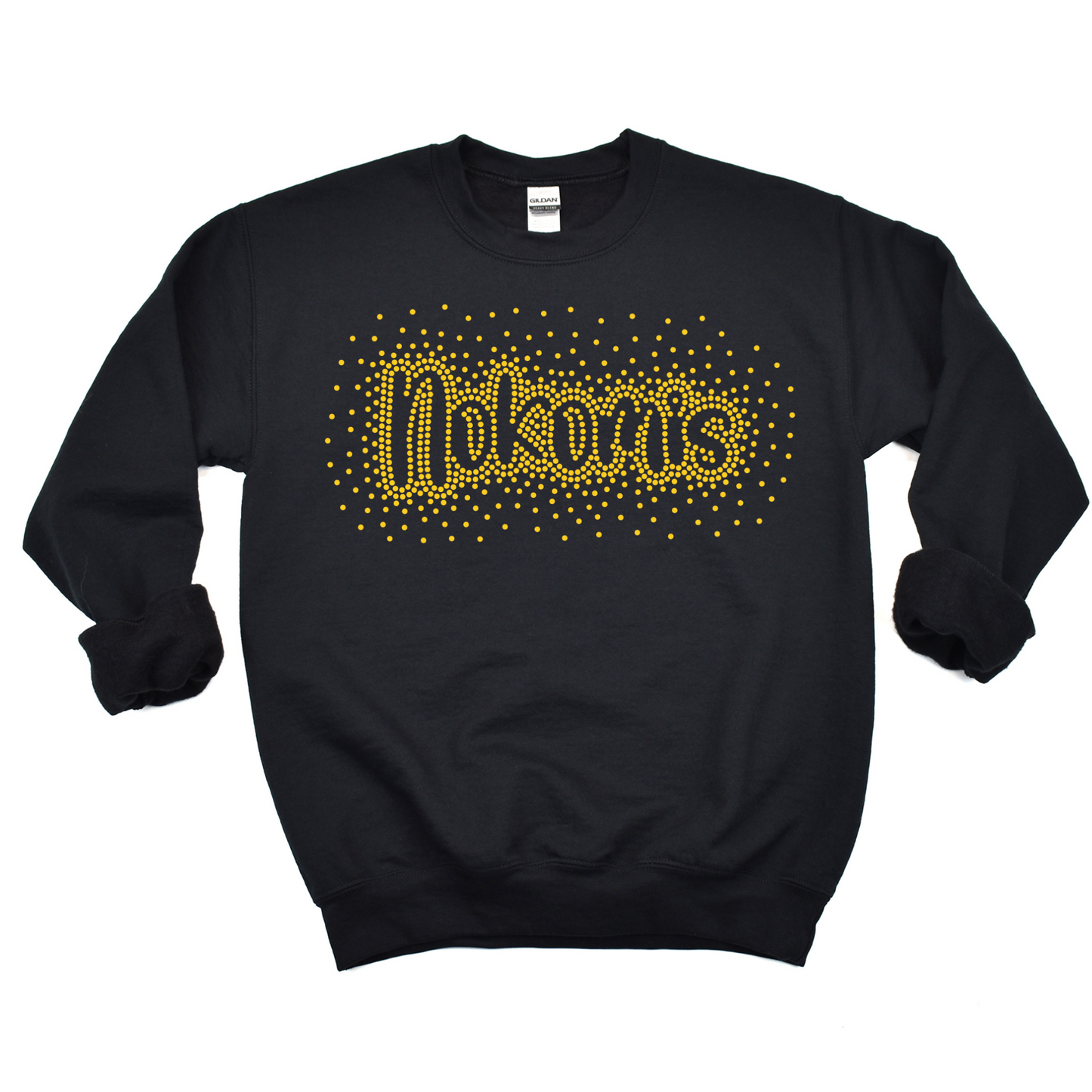 Rhinestone Nokomis Crewneck | Nokomis Spiritwear Fundraiser | LI Spirit & Sports Apparel