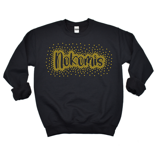 Rhinestone Nokomis Crewneck | Nokomis Spiritwear Fundraiser | LI Spirit & Sports Apparel