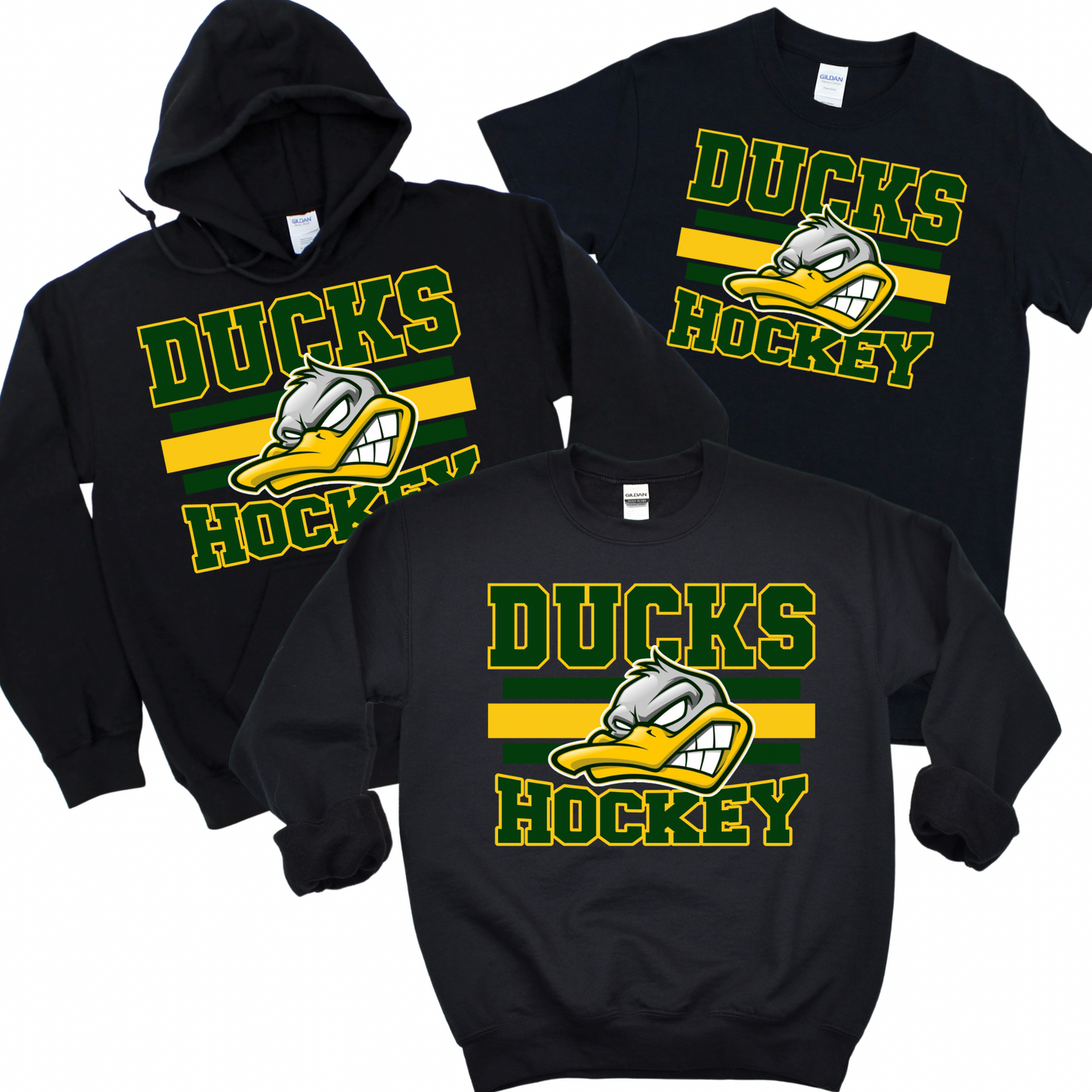 Ducks Hockey - Black | Ducks Hockey Spiritwear | LI Spirit & Sports Apparel