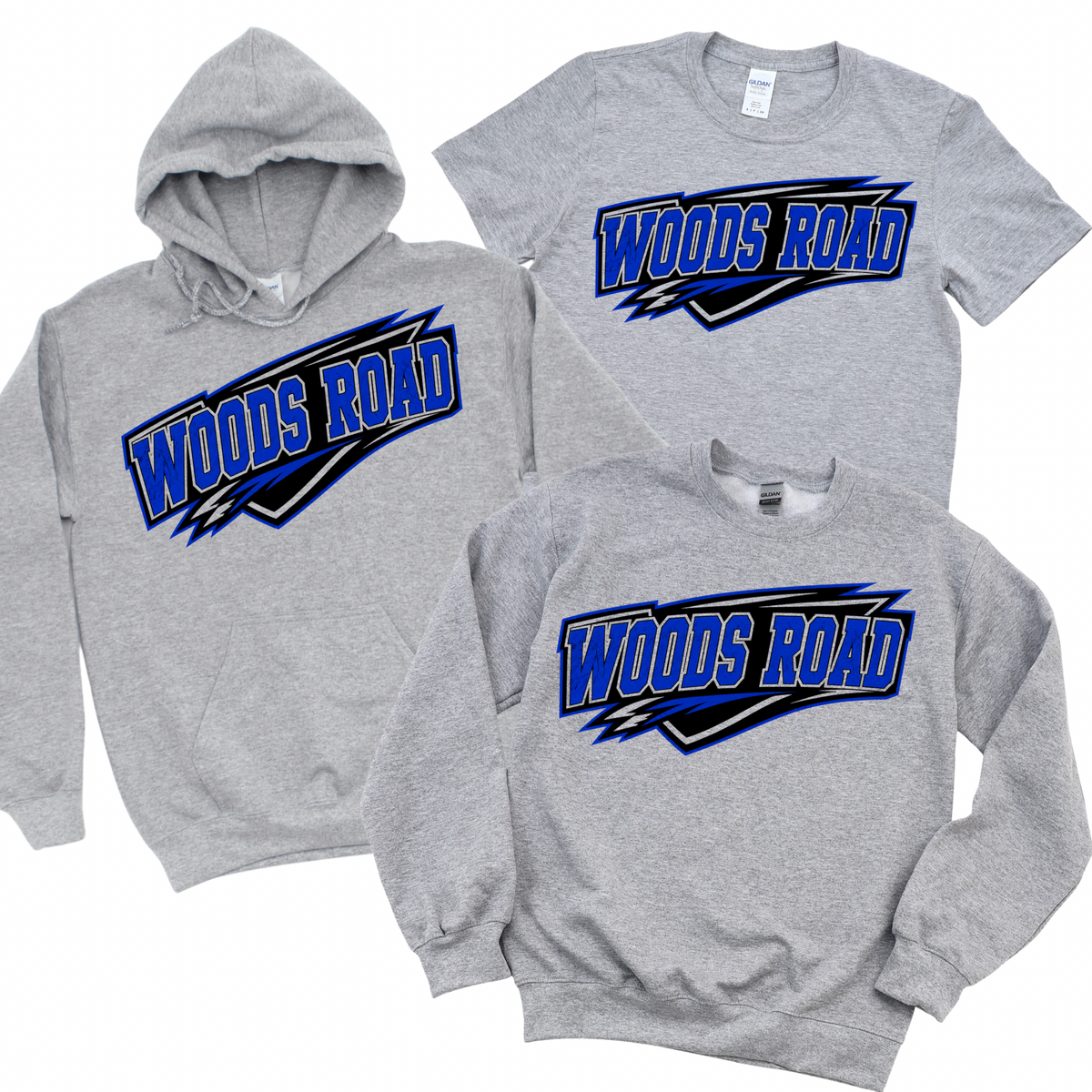 Woods Road Bolt | Woods Road Spiritwear Fundraiser | LI Spirit & Sports Apparel