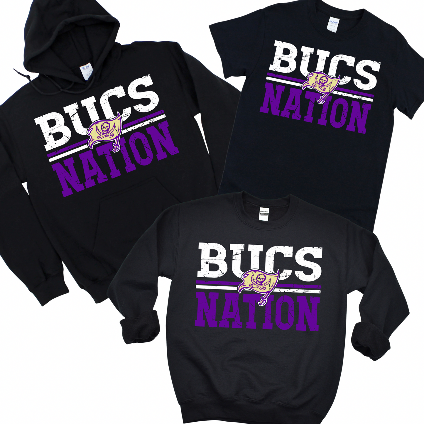 Bucs Nation - Black | Wing Elementary Spiritwear Fundraiser | LI Spirit & Sports Apparel