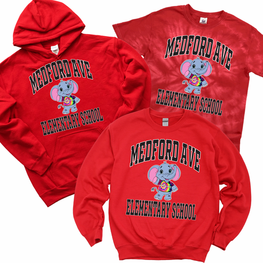 Medford Ave Elementary - Red | Medford Ave Elementary Spiritwear Fundraiser | LI Spirit & Sports Apparel