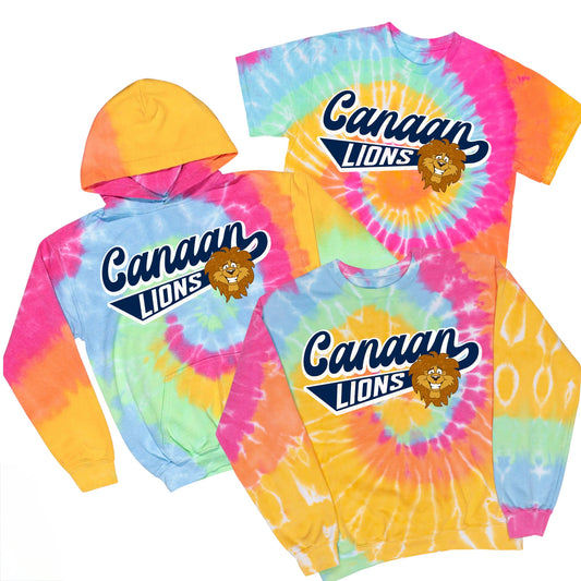 Retro Canaan Elementary Tie Dye | Canaan Spiritwear Fundraiser | LI Spirit & Sports Apparel