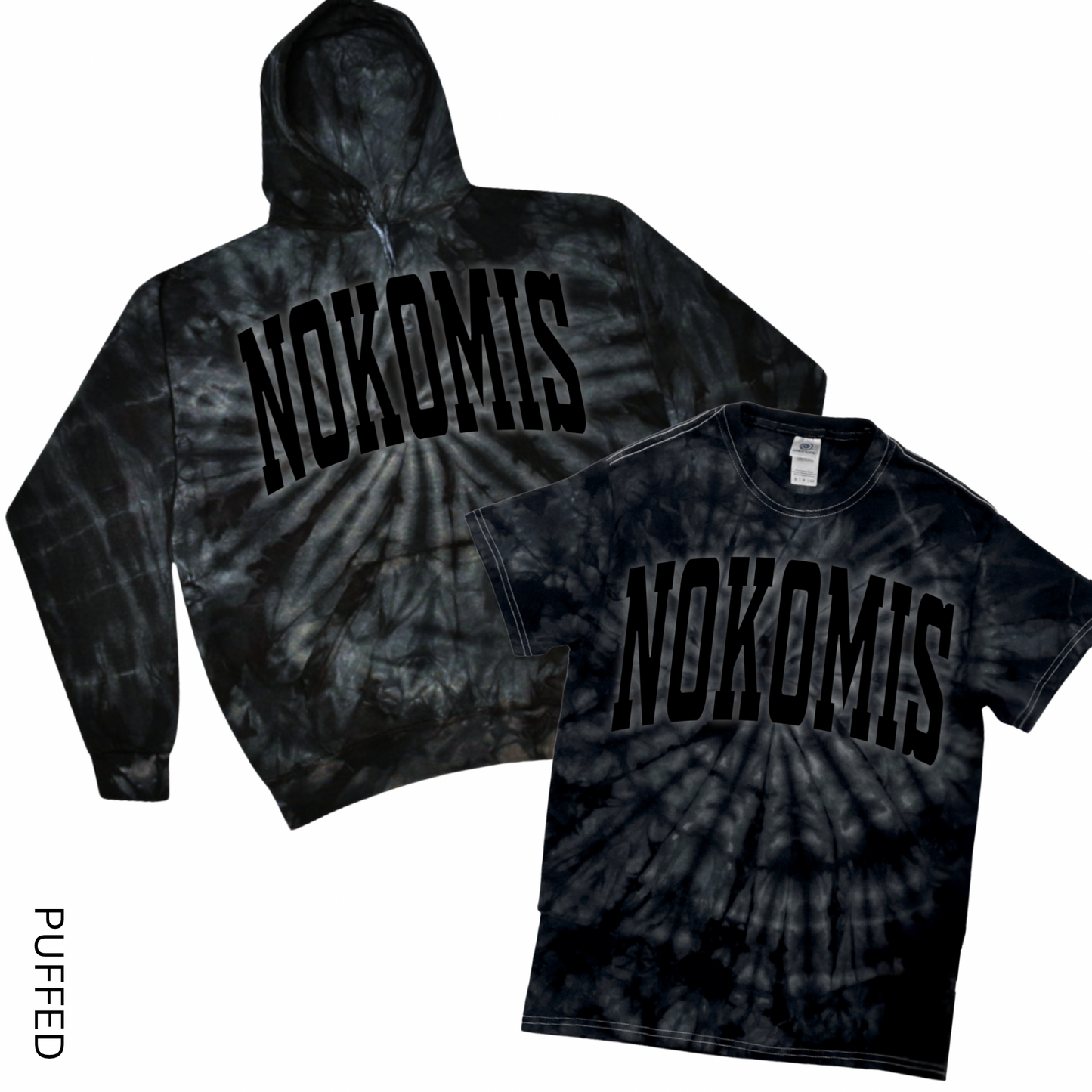 Puffed Nokomis Tie Dye | Nokomis Spiritwear Fundraiser | LI Spirit & Sports Apparel