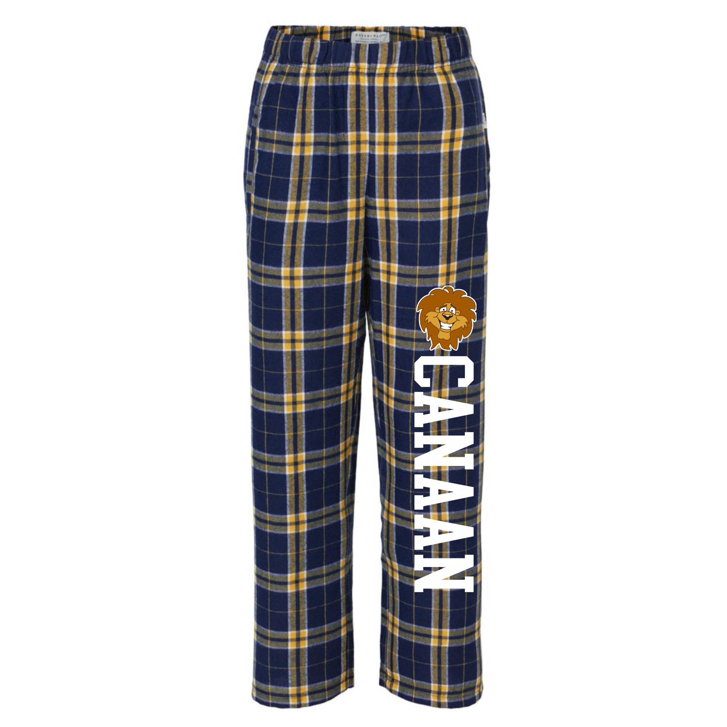 Canaan Flannel Pajama Pants | Canaan Spiritwear Fundraiser | LI Spirit & Sports Apparel