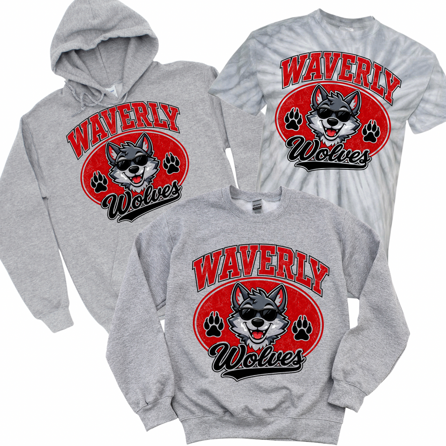 Waverly Cool Kids - Athletic Gray | Waverly Elementary Spiritwear Fundraiser | LI Spirit & Sports Apparel