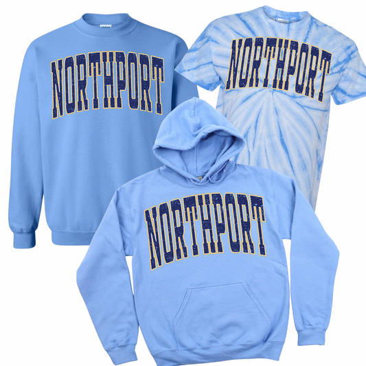 Varsity Northport - Carolina Blue | Pulaski Road Spiritwear Fundraiser | LI Spirit & Sports Apparel