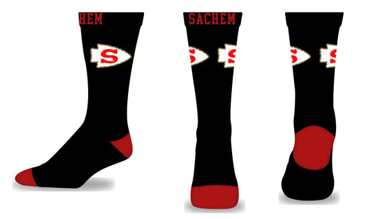 Sachem Crew Socks | Waverly Spiritwear Fundraiser | LI Spirit & Sports Apparel