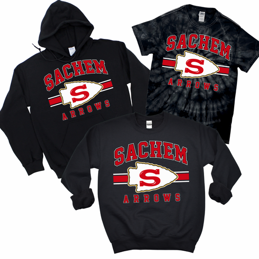 Sachem Victory Stripe - Black | Waverly Elementary Spiritwear Fundraiser | LI Spirit & Sports Apparel