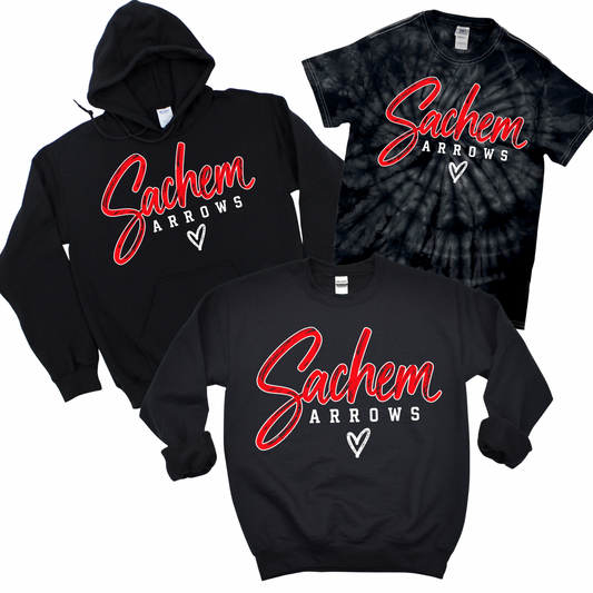 Sachem Love - Black | Lynwood Elementary Spiritwear Fundraiser | LI Spirit & Sports Apparel