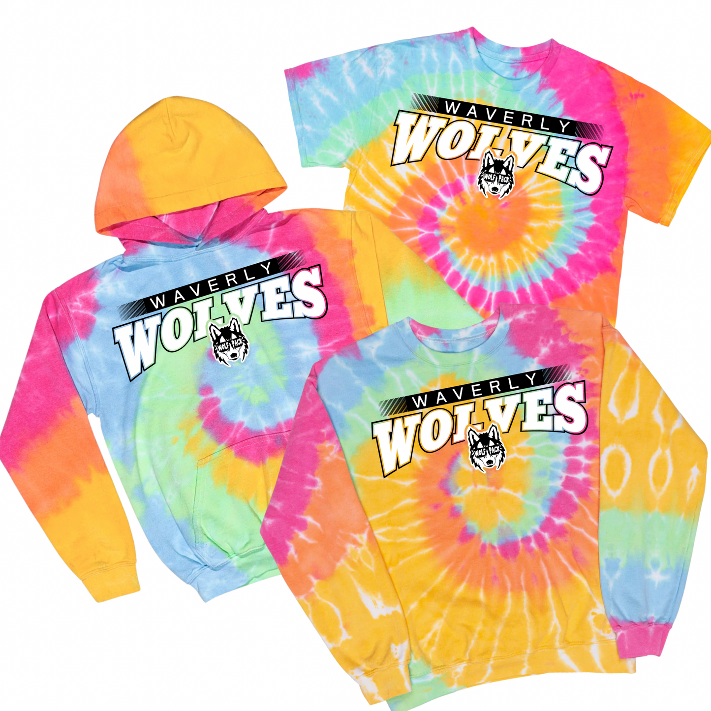 Waverly Arch Tie Dye | Waverly Spiritwear Fundraiser | LI Spirit & Sports Apparel