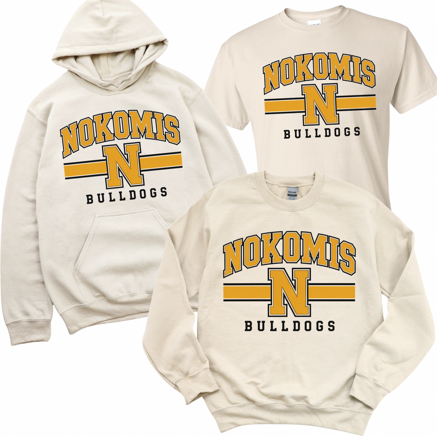 Nokomis Victory Stripe - Sand | Nokomis Elementary Spiritwear Fundraiser | LI Spirit & Sports Apparel