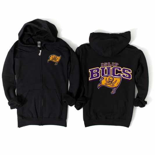 Bucs Bold Zip-Up Hoodie | Sherwood Elementary Spiritwear Fundraiser | LI Spirit & Sports Apparel