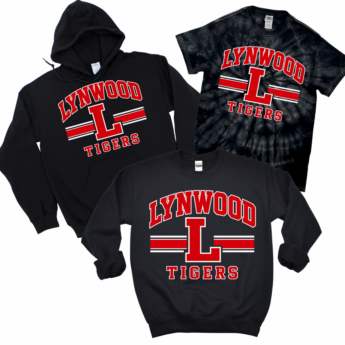Lynwood Victory Stripe - Black | Lynwood Spiritwear Fundraiser | LI Spirit & Sports Apparel