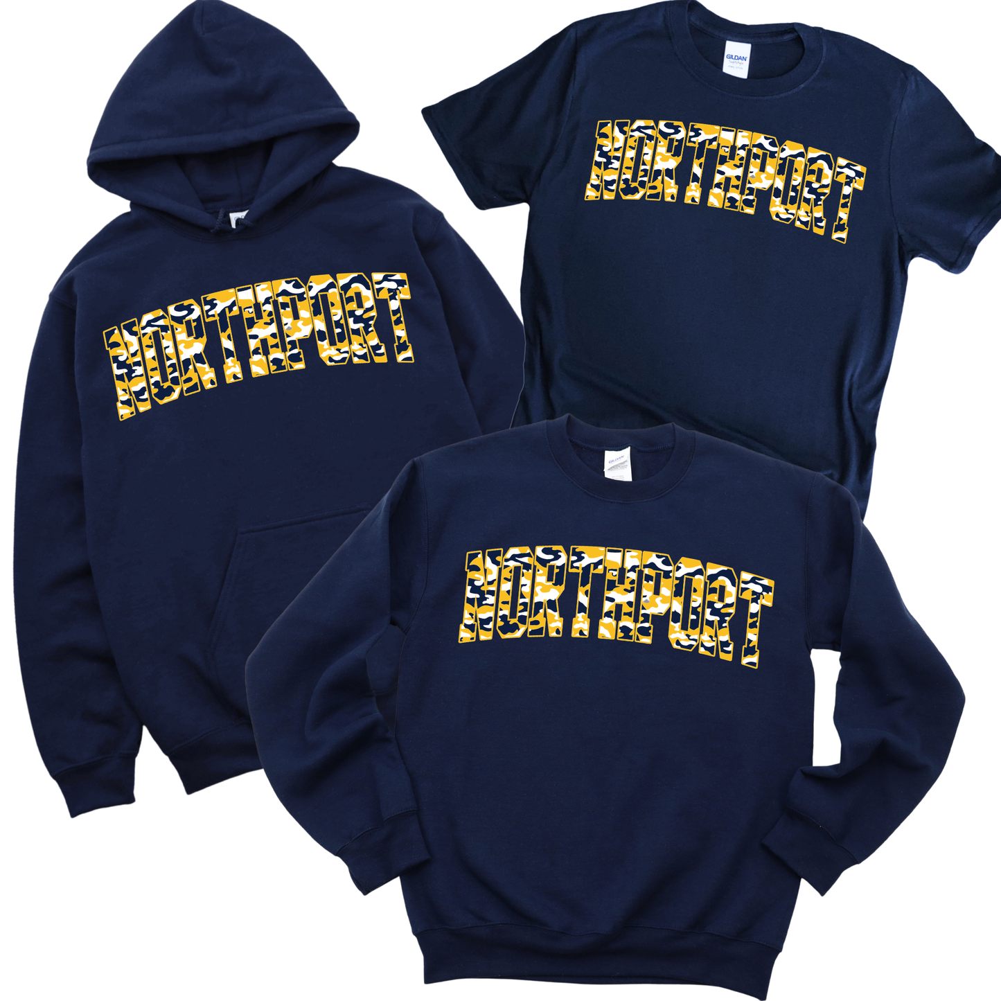 Camo Northport - Navy | Pulaski Road Spiritwear Fundraiser | LI Spirit & Sports Apparel