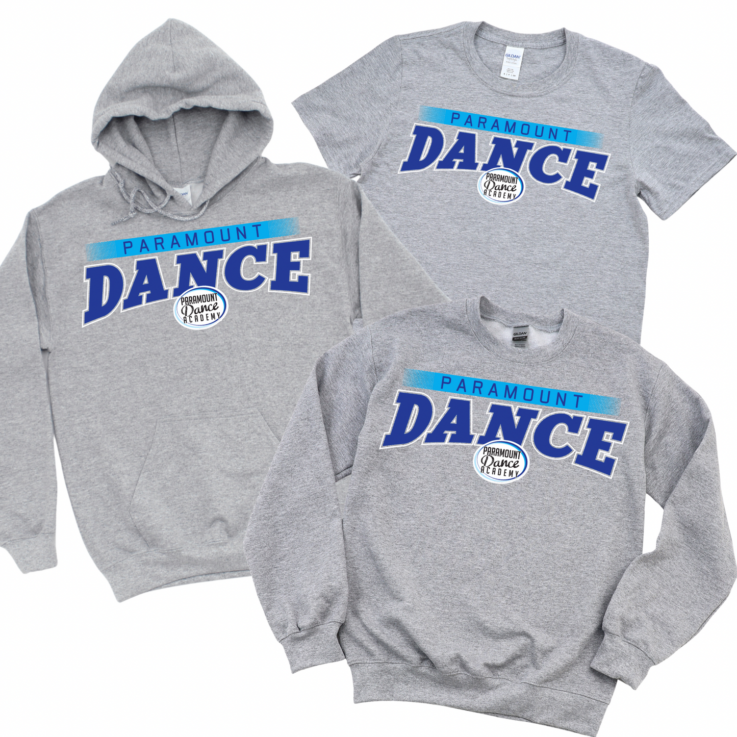 Paramount Dance Spirit - Athletic Gray | Paramount Dance Academy | LI Spirit & Sports Apparel