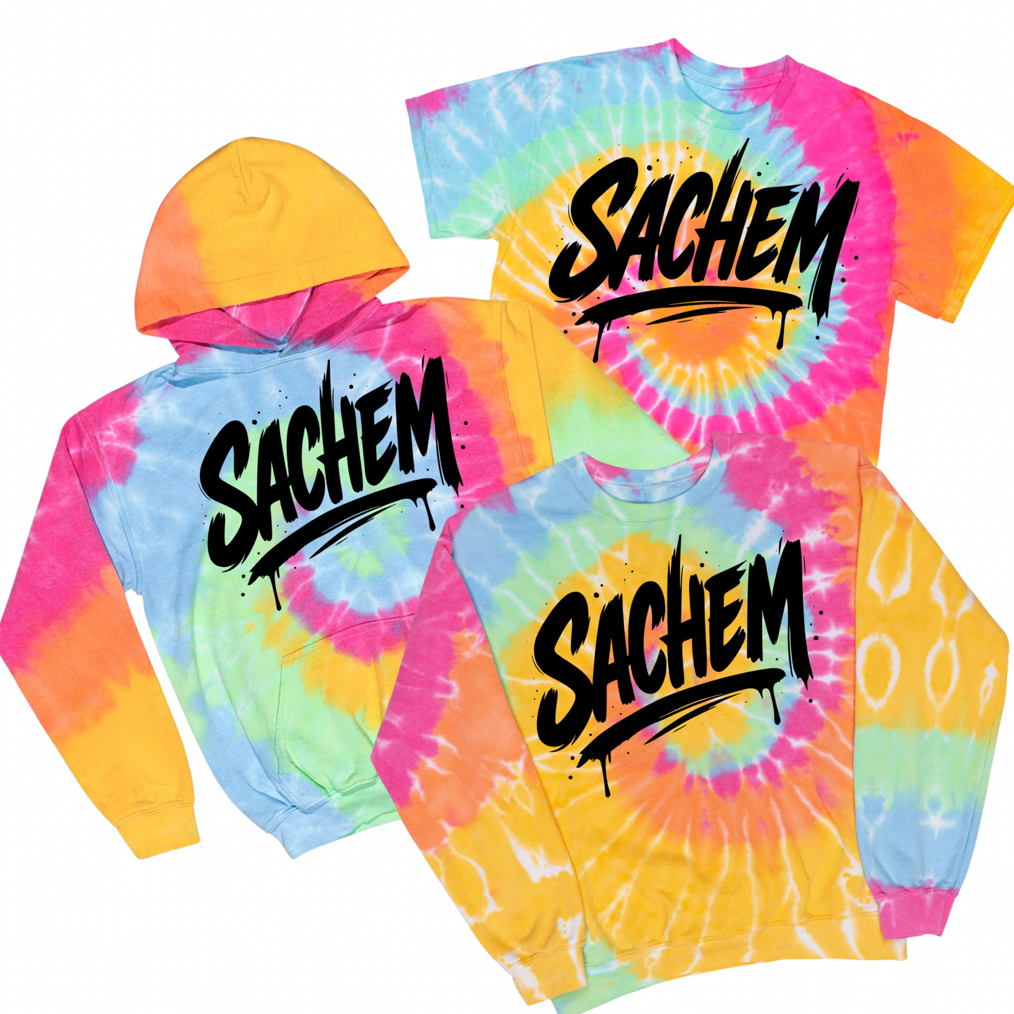 Sachem Drip Tie Dye | Chippewa Spiritwear Fundraiser | LI Spirit & Sports Apparel