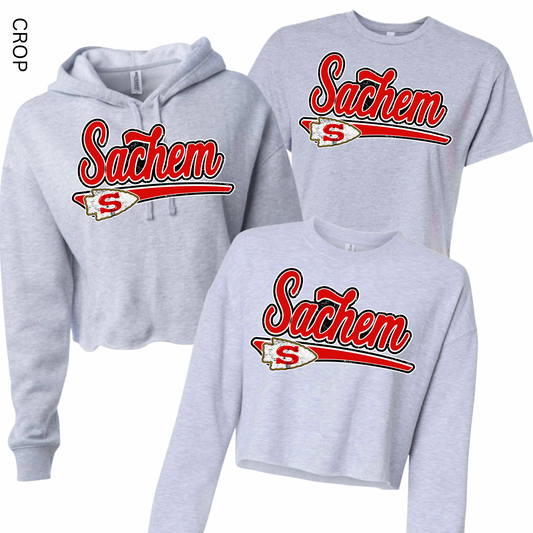 Retro Sachem Cropped | Sachem Apparel | LI Spirit & Sports Apparel