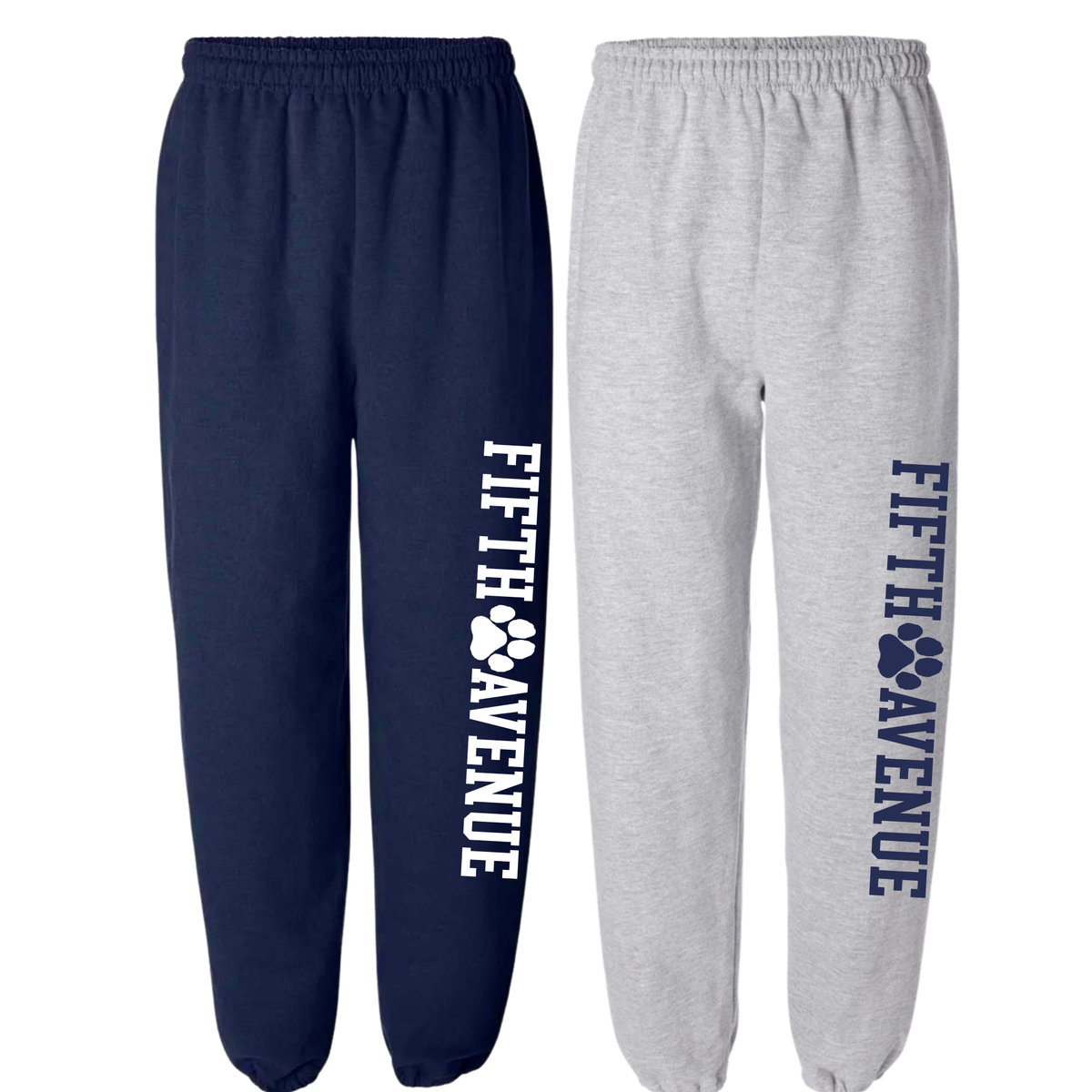 Fifth Avenue Joggers Sweatpants | Fifth Avenue Elementary Spiritwear Fundraiser | LI Spirit & Sports Apparel