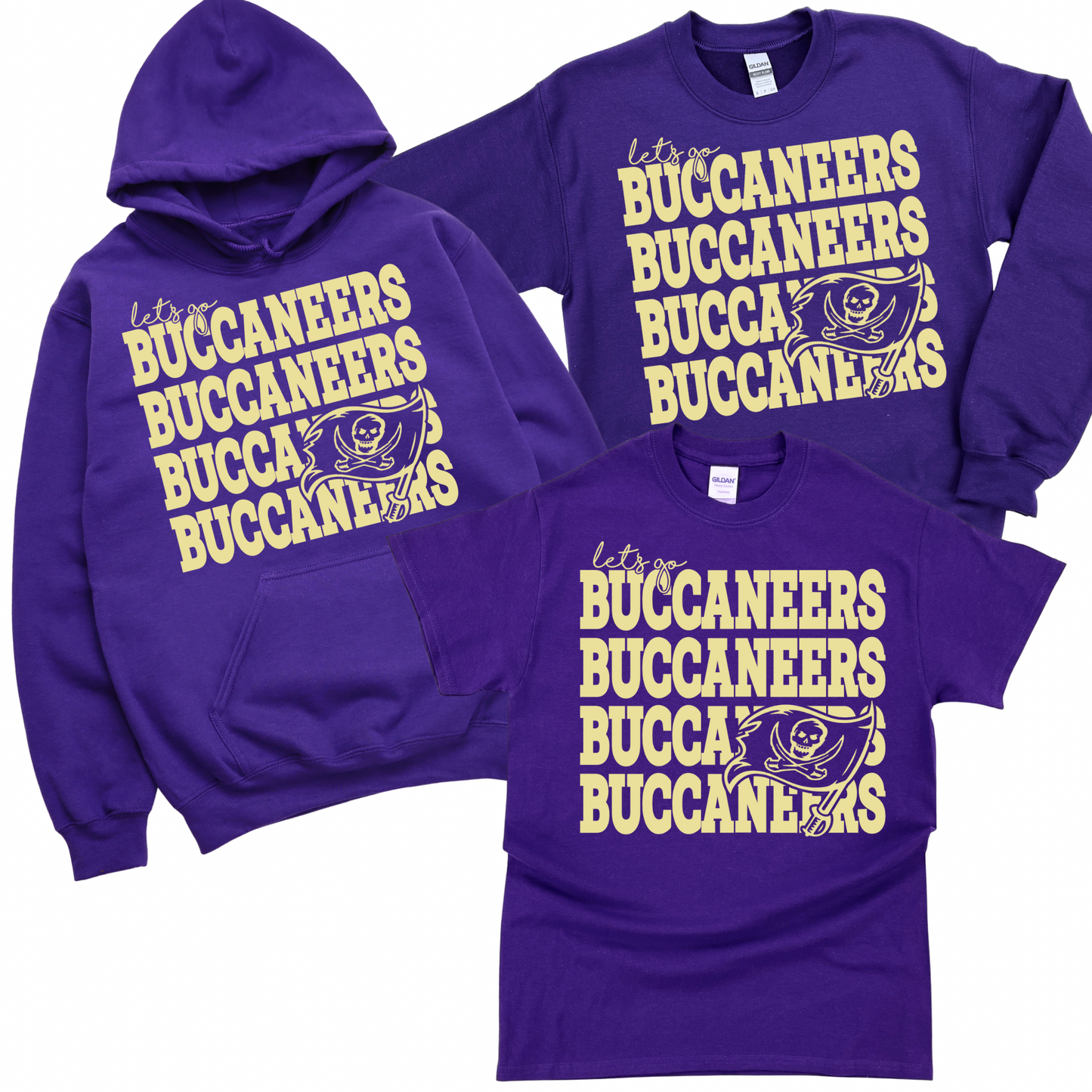 Let’s Go Buccaneers - Purple | Wing Elementary Spiritwear Fundraiser | LI Spirit & Sports Apparel