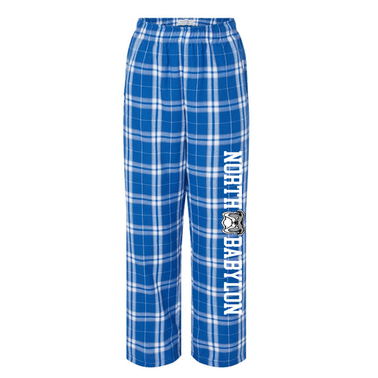 North Babylon Flannel Pajama Pants | Woods Road Spiritwear Fundraiser | LI Spirit & Sports Apparel