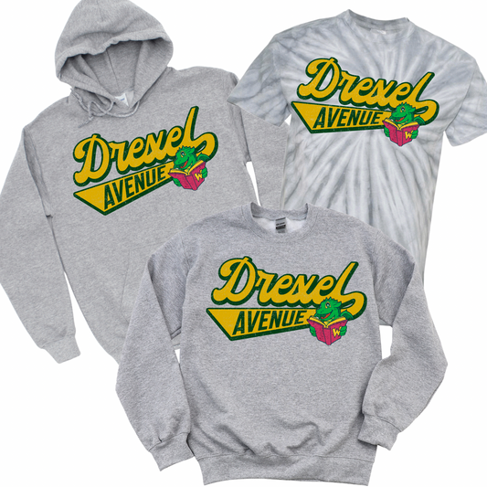 Retro Drexel - Athletic Gray | Drexel Avenue Apparel | LI Spirit & Sports Apparel