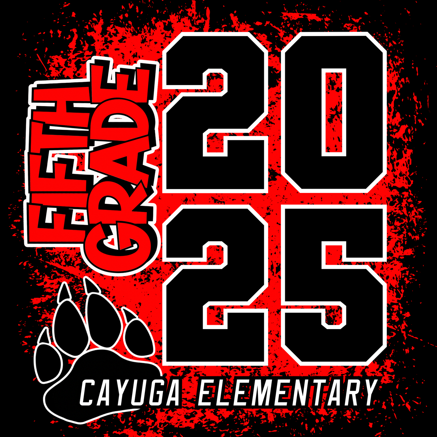 Cayuga Fifth Grade Class of 2025 Hoodie