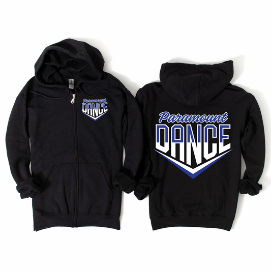 Paramount Dance Zip-Up Hoodie | Paramount Dance Academy | LI Spirit & Sports Apparel