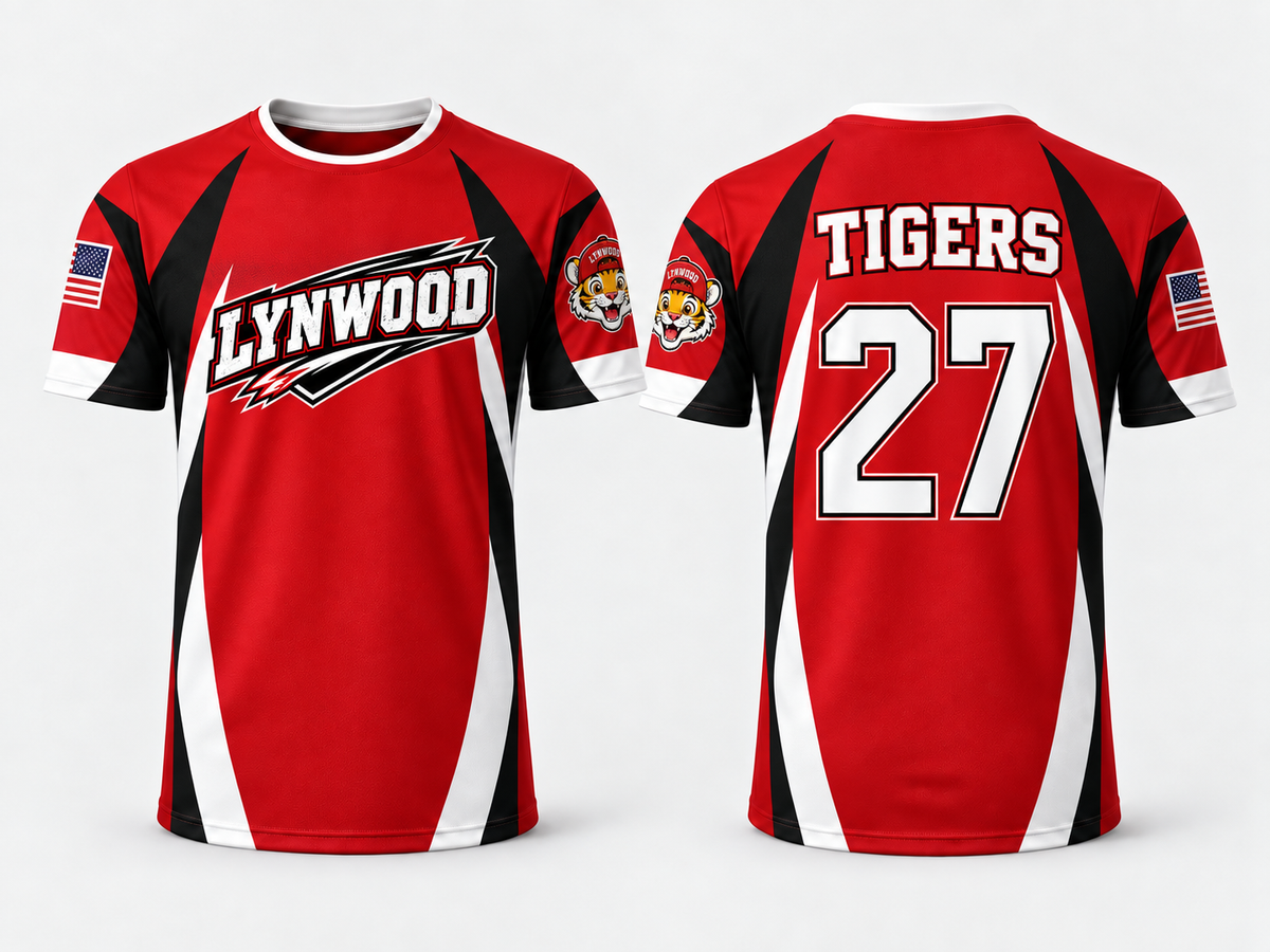 Lynwood Bolt Jersey | Lynwood Elementary Spiritwear Fundraiser | LI Spirit & Sports Apparel
