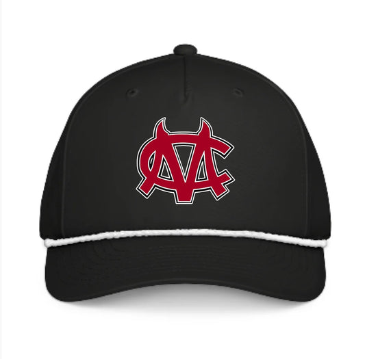 Center Moriches Rope Hat - Black | Center Moriches HS Spiritwear Fundraiser | LI Spirit & Sports Apparel