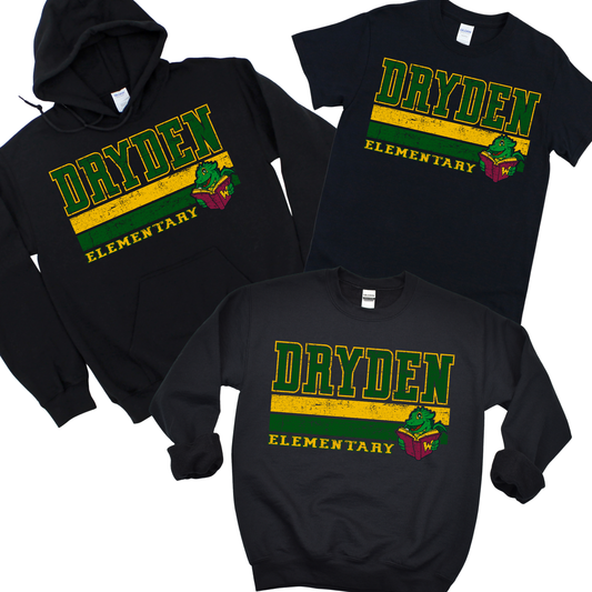 Vintage Dryden Elementary - Black | Dryden Elementary Spiritwear Fundraiser | LI Spirit & Sports Apparel