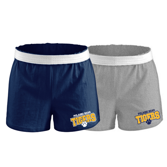 Pulaski Road Tigers Girls/Womens Shorts | Pulaski Road Spiritwear Fundraiser | LI Spirit & Sports Apparel