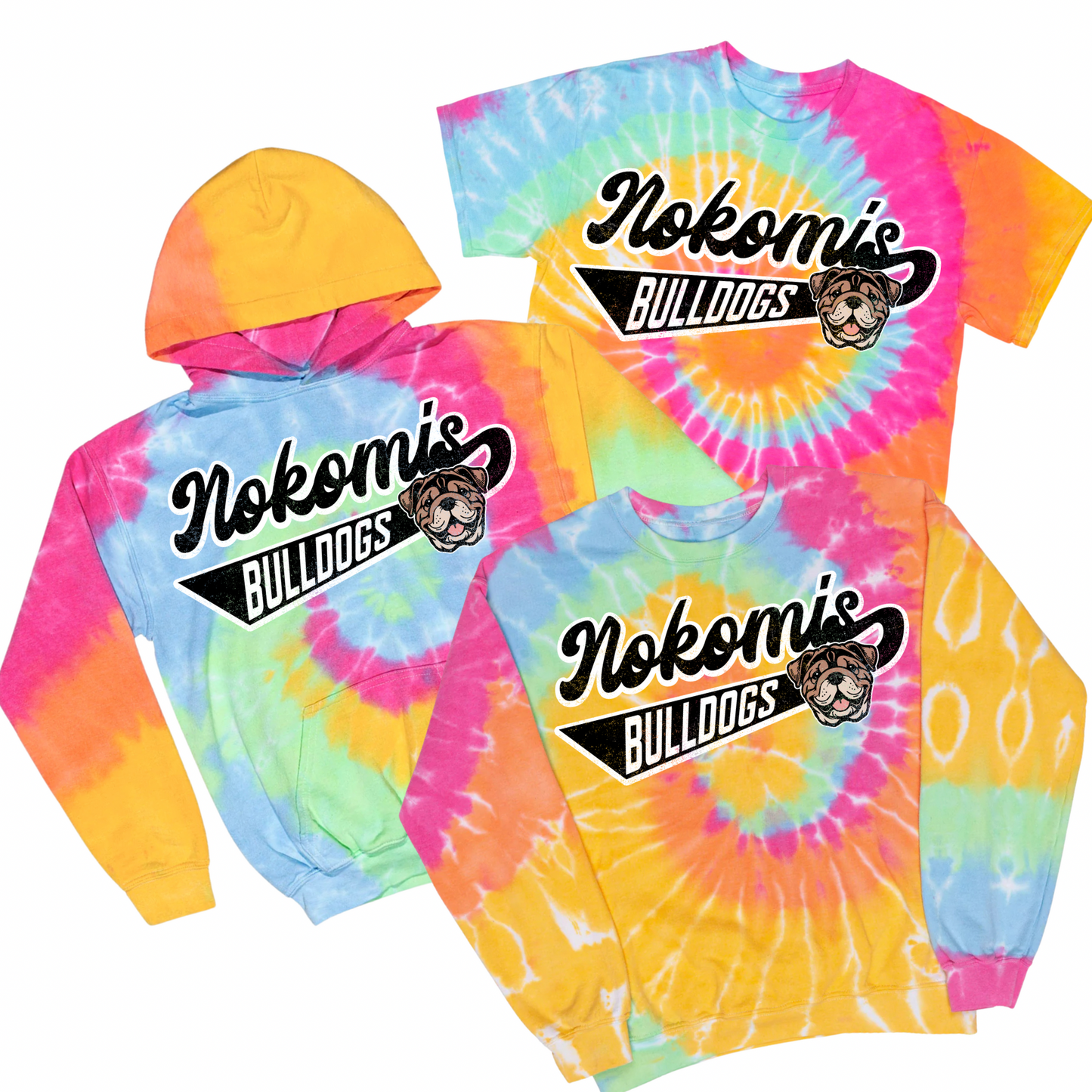 Retro Nokomis Tie Dye | Nokomis Spiritwear Fundraiser | LI Spirit & Sports Apparel