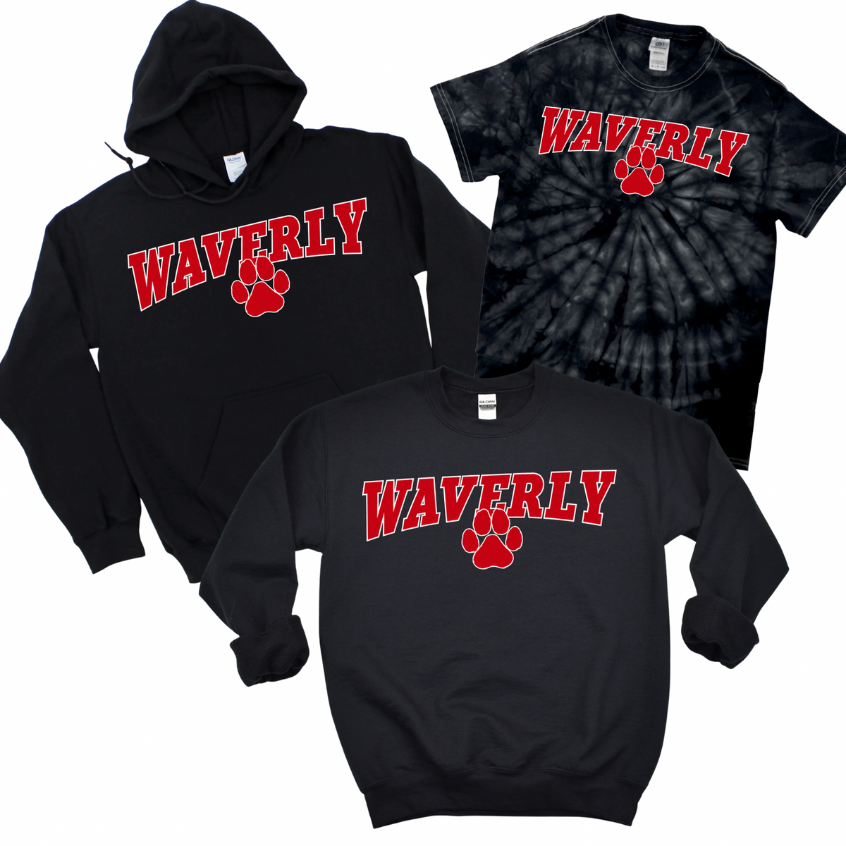 Waverly Arch - Black | Waverly Elementary Spiritwear Fundraiser | LI Spirit & Sports Apparel
