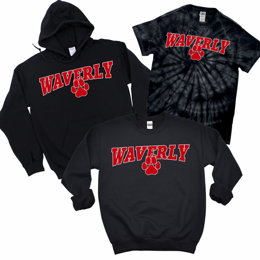 Waverly Arch - Black | Waverly Elementary Spiritwear Fundraiser | LI Spirit & Sports Apparel