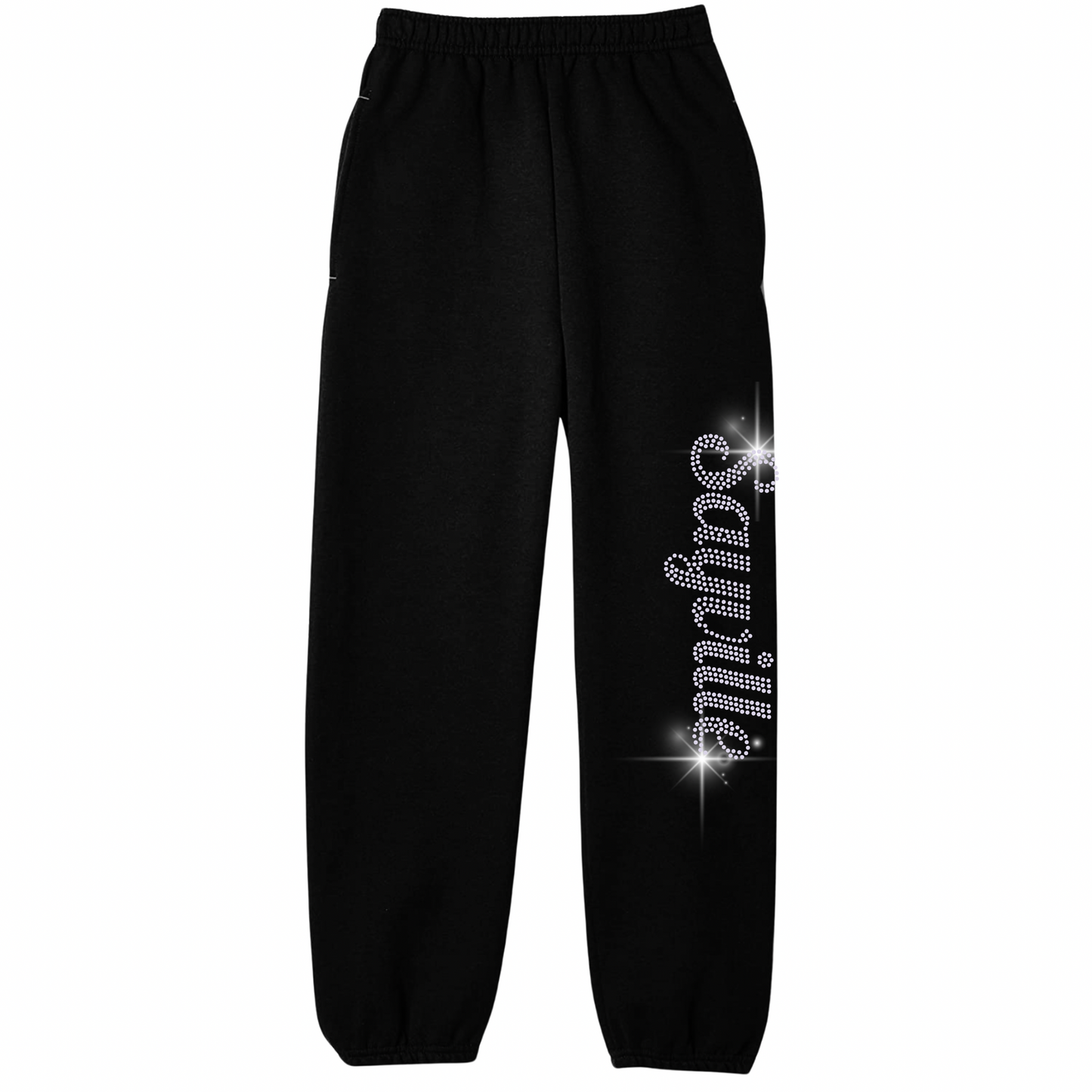 Sayville Rhinestone Sweatpants | Sayville Cheer Fundraiser | LI Spirit & Sports Apparel