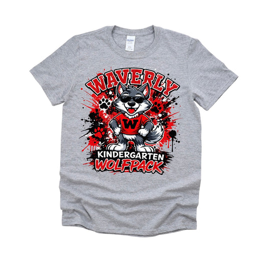 Waverly Kindergarten Wolfpack - Athletic Gray | Waverly Elementary Spiritwear Fundraiser | LI Spirit & Sports Apparel