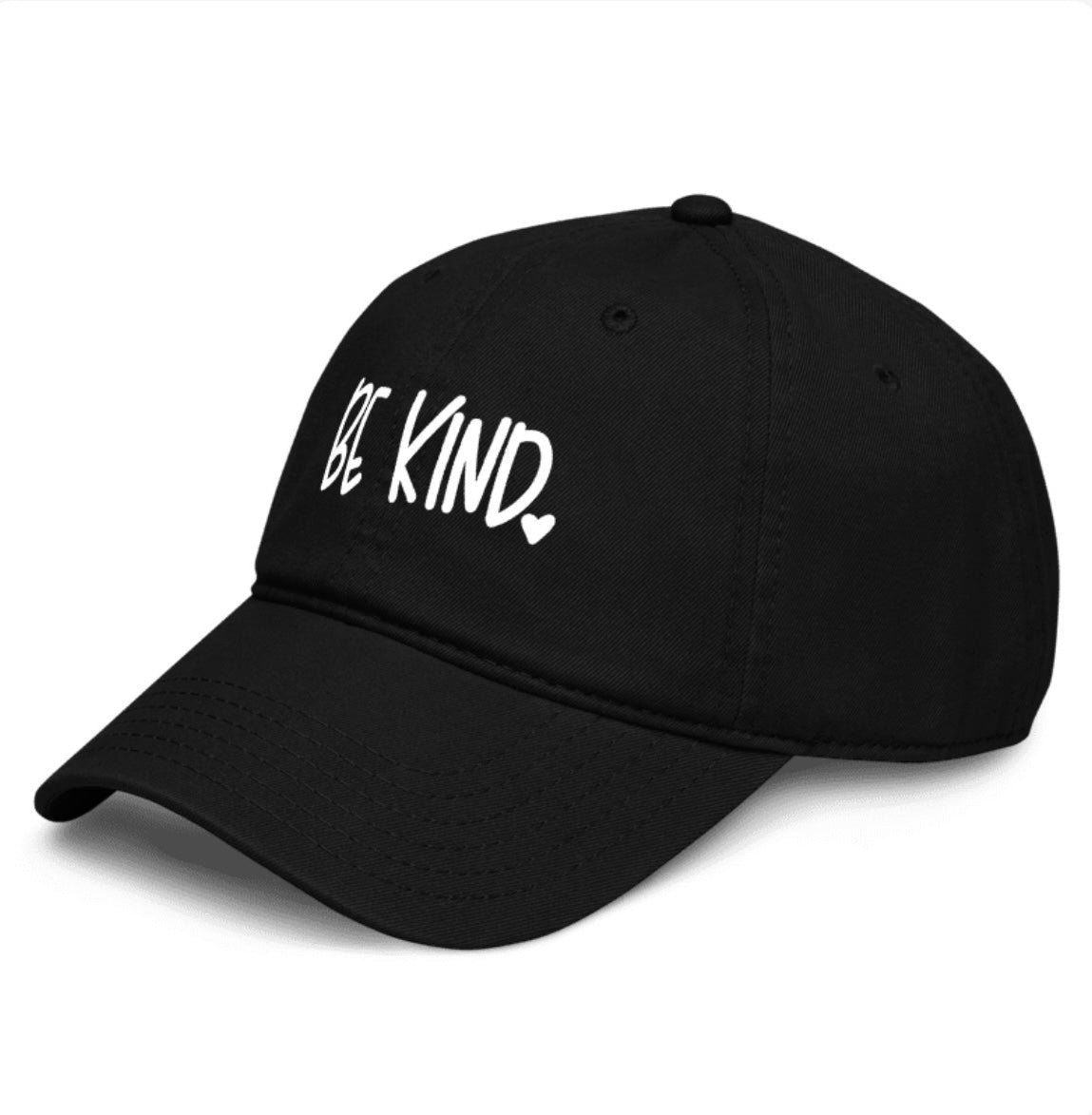Be Kind Embroidered Hat - Black | Kindness Club Fundraiser | LI Spirit & Sports Apparel