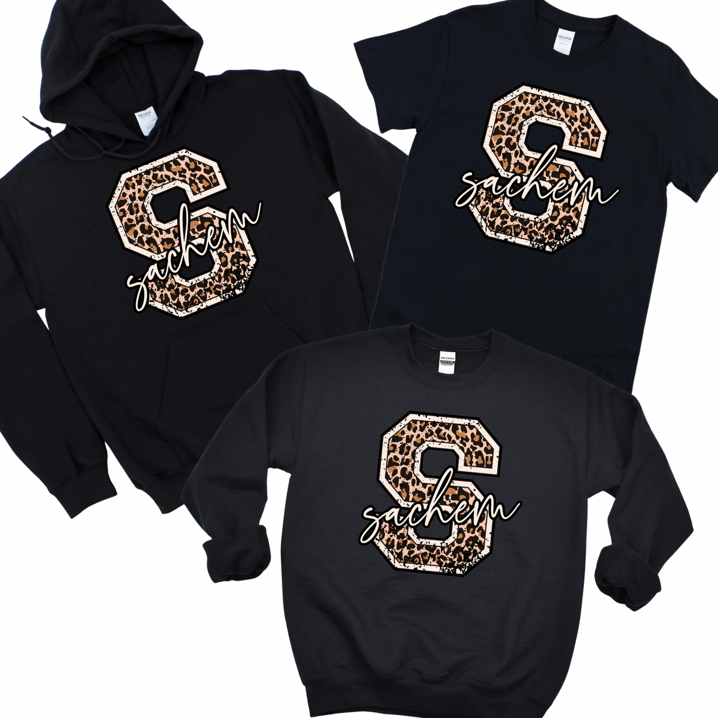 Sachem Leopard Game Day S - Black | Sachem Store | LI Spirit & Sports Apparel
