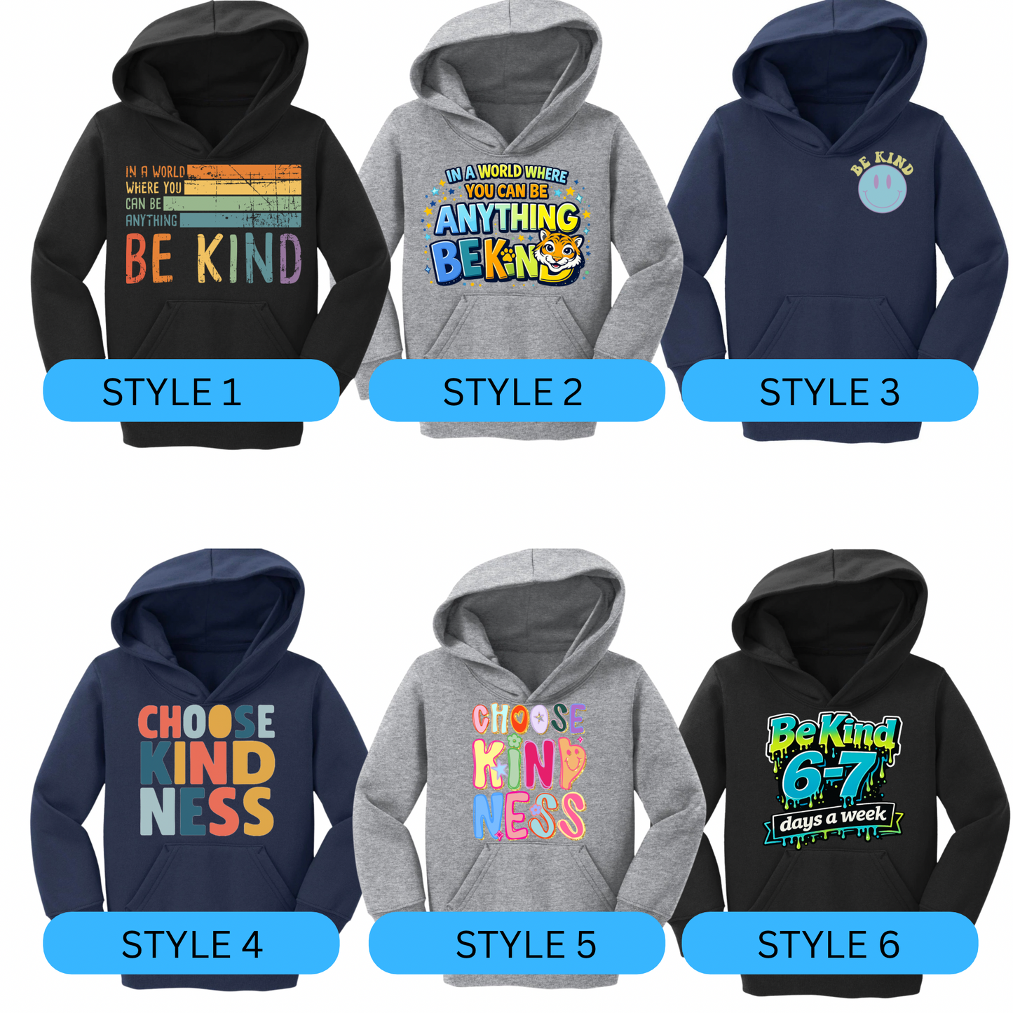 Toddler Kindness Hoodies | Kindness Club Fundraiser | LI Spirit & Sports Apparel