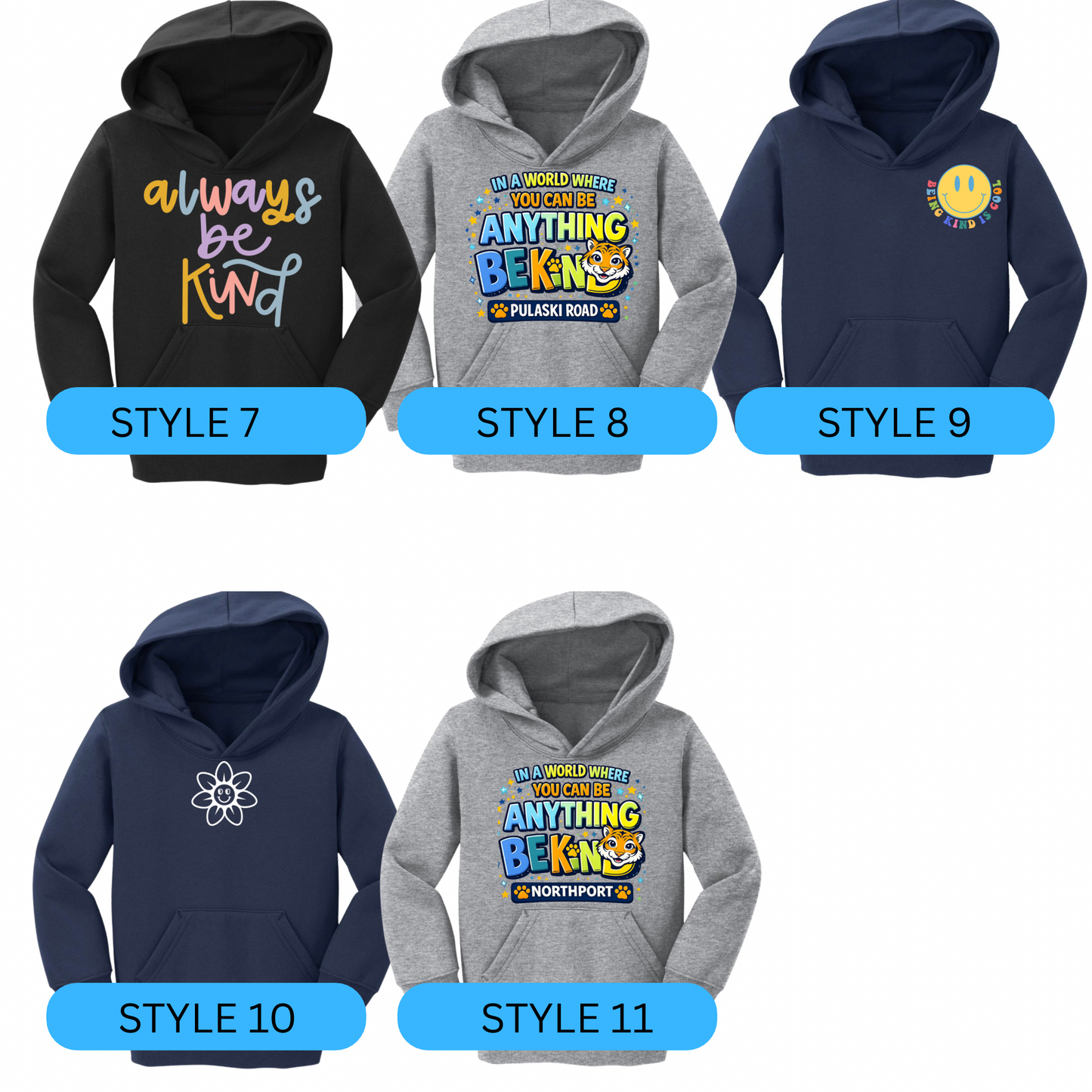 Toddler Kindness Hoodies | Kindness Club Fundraiser | LI Spirit & Sports Apparel