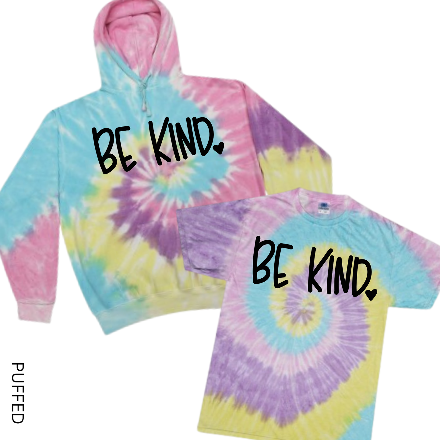 Puffed Be Kind Tie-Dye - Jelly Bean | Kindness Club Fundraiser | LI Spirit & Sports Apparel