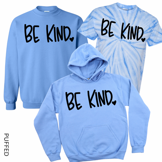Puffed Be Kind - Carolina Blue | Kindness Club Fundraiser | LI Spirit & Sports Apparel