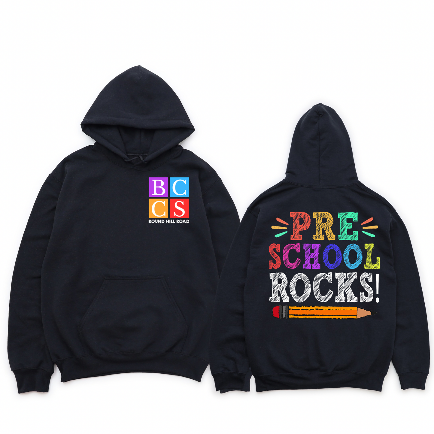 BCCS Round Hill Preschool Rocks - Black | BCCS Round Hill Road Spiritwear Fundraiser | LI Spirit & Sports Apparel