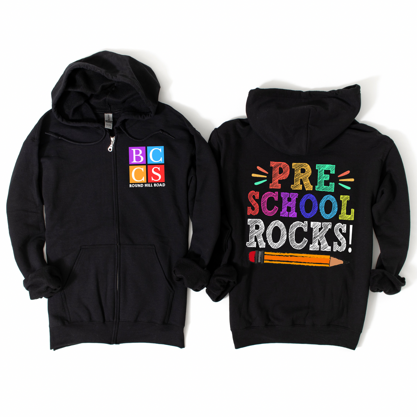 BCCS Round Hill Preschool Rocks - Black | BCCS Round Hill Road Spiritwear Fundraiser | LI Spirit & Sports Apparel