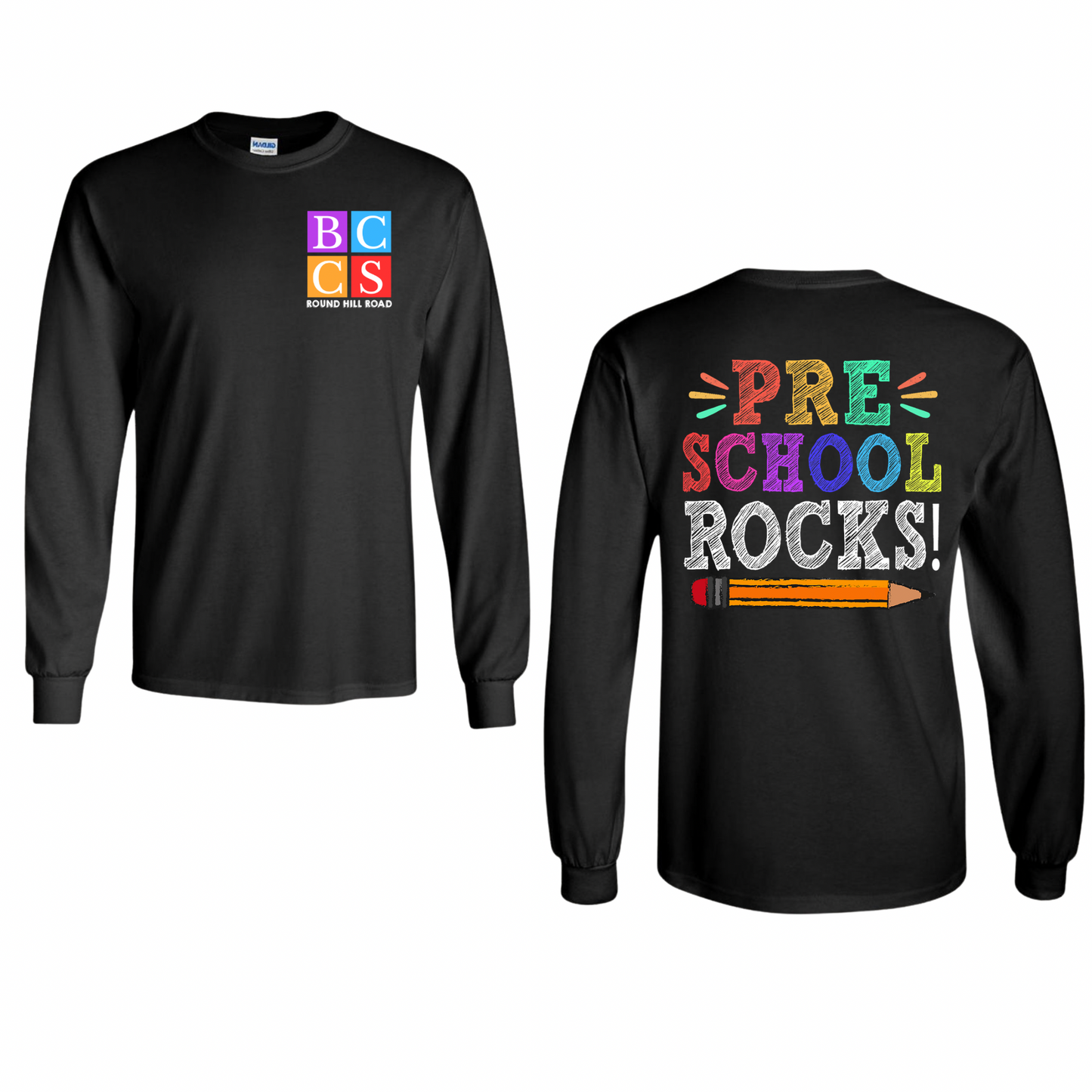 BCCS Round Hill Preschool Rocks - Black | BCCS Round Hill Road Spiritwear Fundraiser | LI Spirit & Sports Apparel